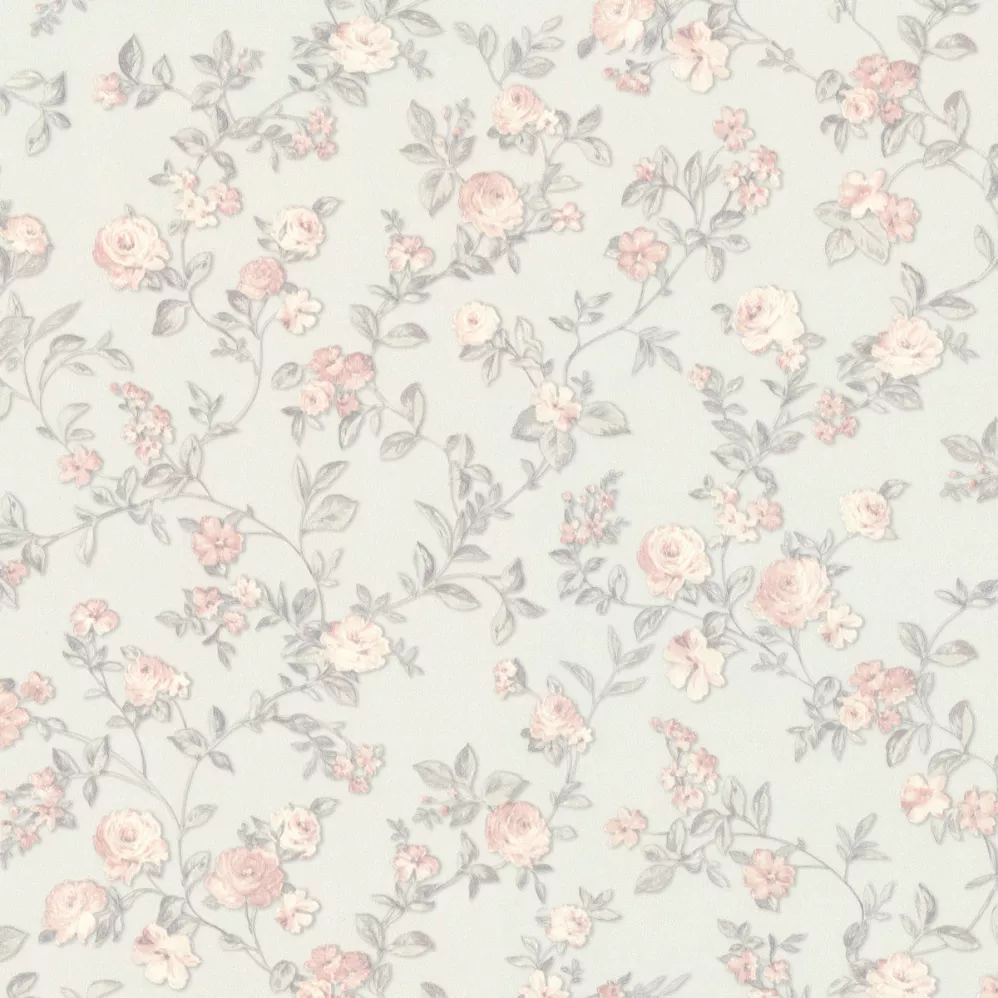 Обои цветы на сером фоне Floral арт. 9132-11