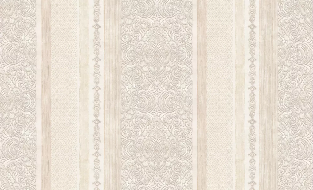 Обои с классическим рисунком и полосами виниловые OVK Design Арабика арт. 10334-02
