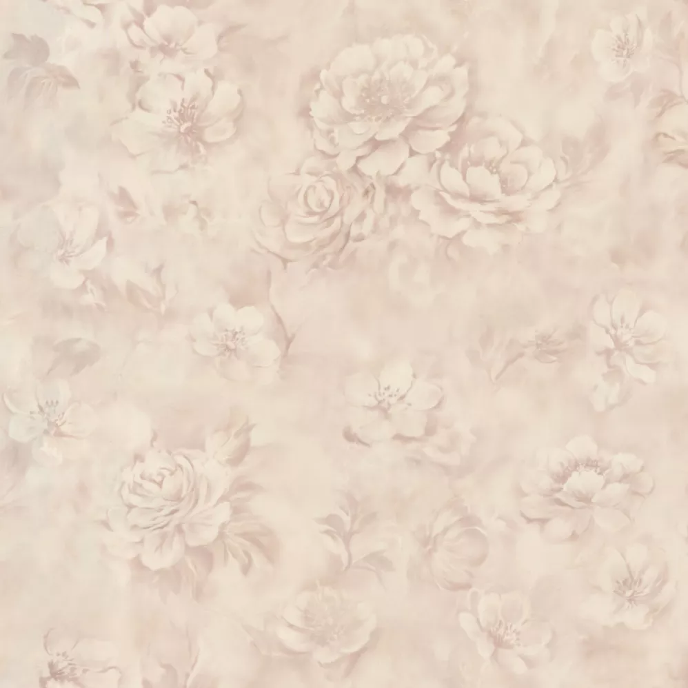 Обои бежевые однотонные Euro Decor виниловые Blooming арт. 7143-01